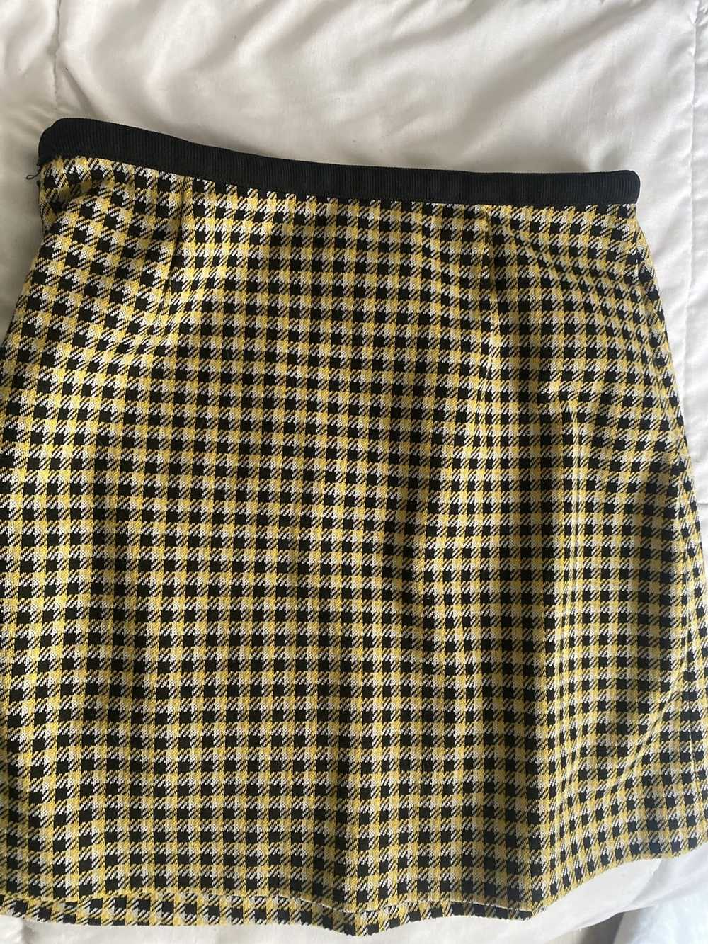 Miu Miu Miu Miu Houndstooth Jersey Skirt - image 4