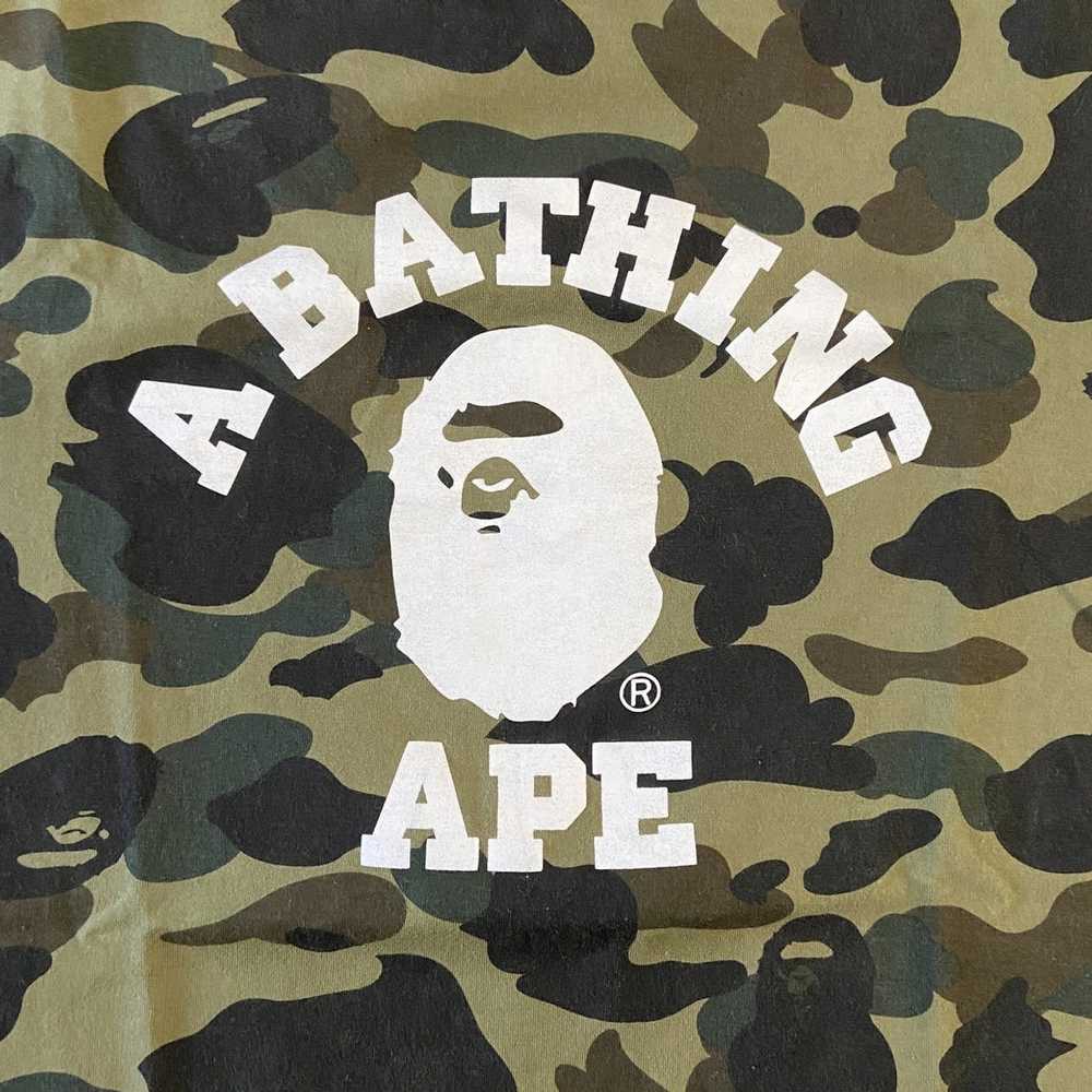 Bape Bape 1st Camo College Tee - image 2