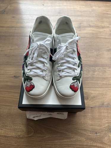 Gucci Gucci Ace Embroidered Floral