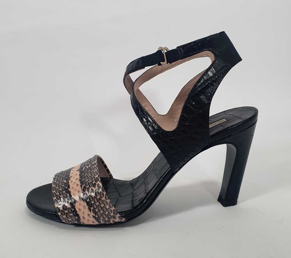 Dries Van Noten Snakeskin Leather Sandals - image 3