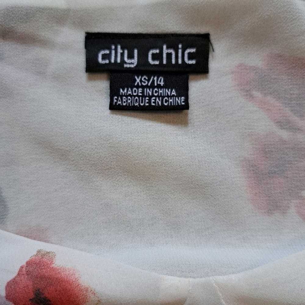 Unbrnd City Chic Floral Print Cold Shoulder Assym… - image 5