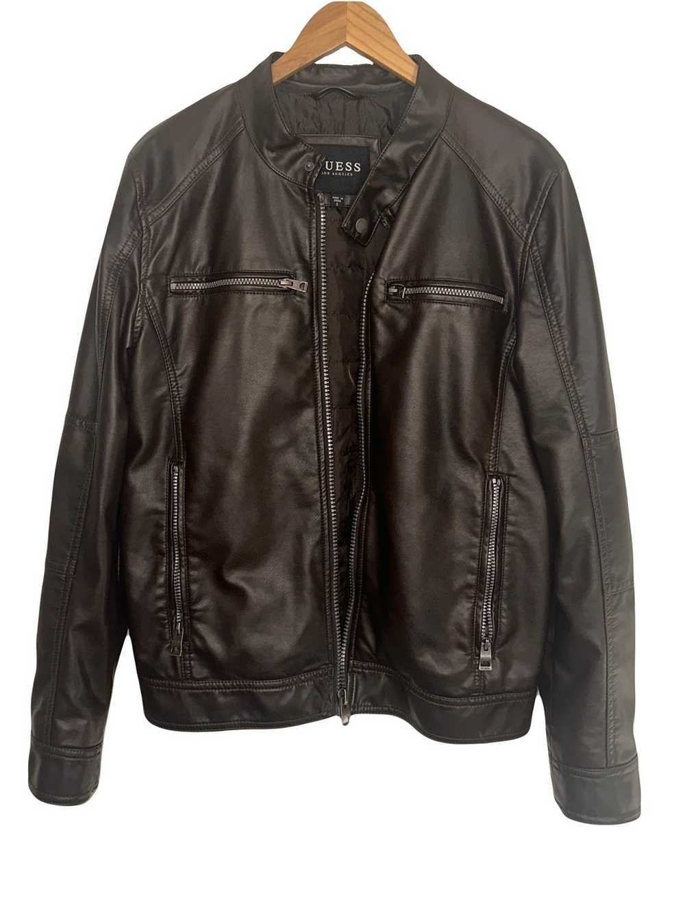 Guess Leather Biker Jacket - image 1