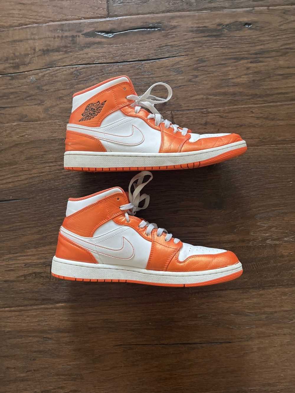 Jordan Brand × Nike Orange jordan ones - image 2