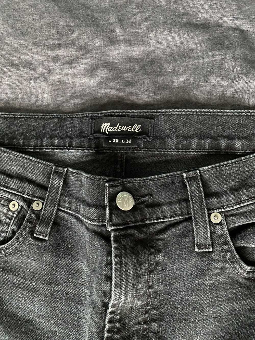 Madewell Black Slim Jeans - 35x32 - image 4
