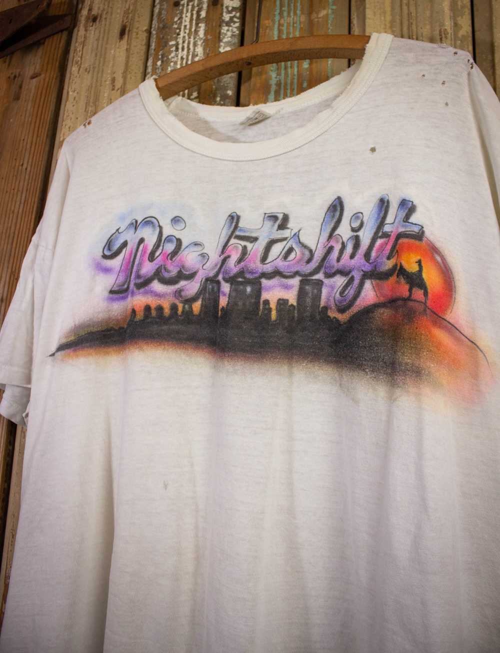 Vintage Vintage Nightshift Airbrush Graphic T Shi… - image 2