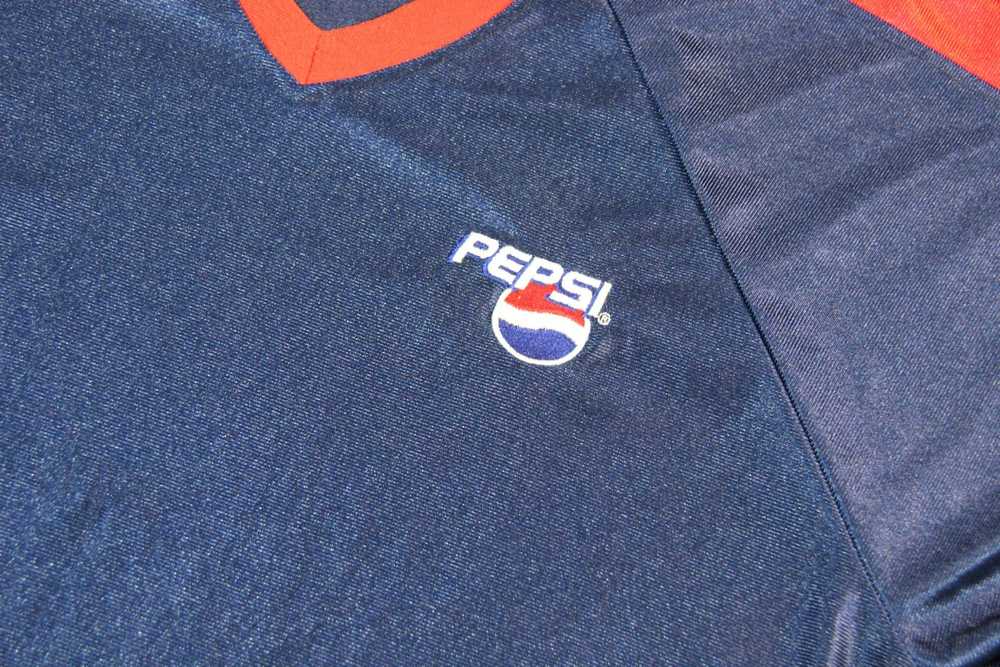 Pepsi × Vintage Vintage / Pepsi / V-Neck / Soccer… - image 3