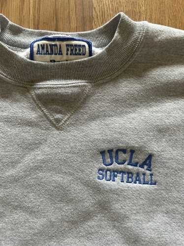 VintageClassicsShirt Vintage 90s UCLA Bruins Sweatshirt California UCLA Crewneck UCLA Bruins Sweater Pullover University UCLA Bruins Print Logo White Medium