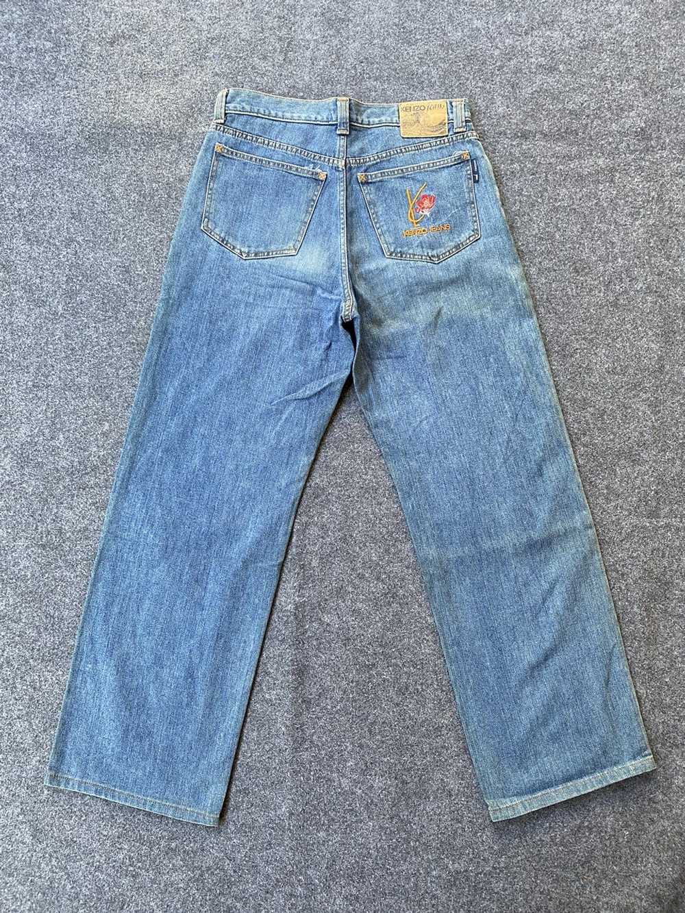 Designer × Kenzo × Vintage Kenzo Jeans 90s Longpa… - image 2