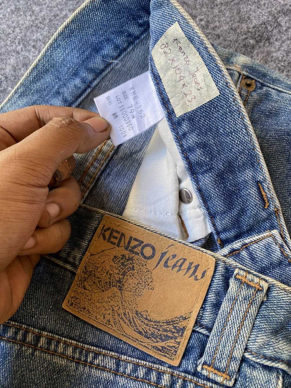 Designer × Kenzo × Vintage Kenzo Jeans 90s Longpa… - image 5