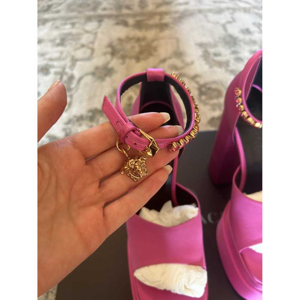 Versace Medusa Aevitas leather heels - image 7