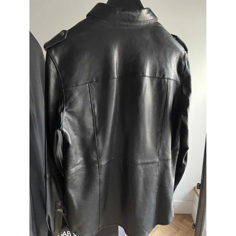 Giorgio & Mario Leather biker jacket - image 5