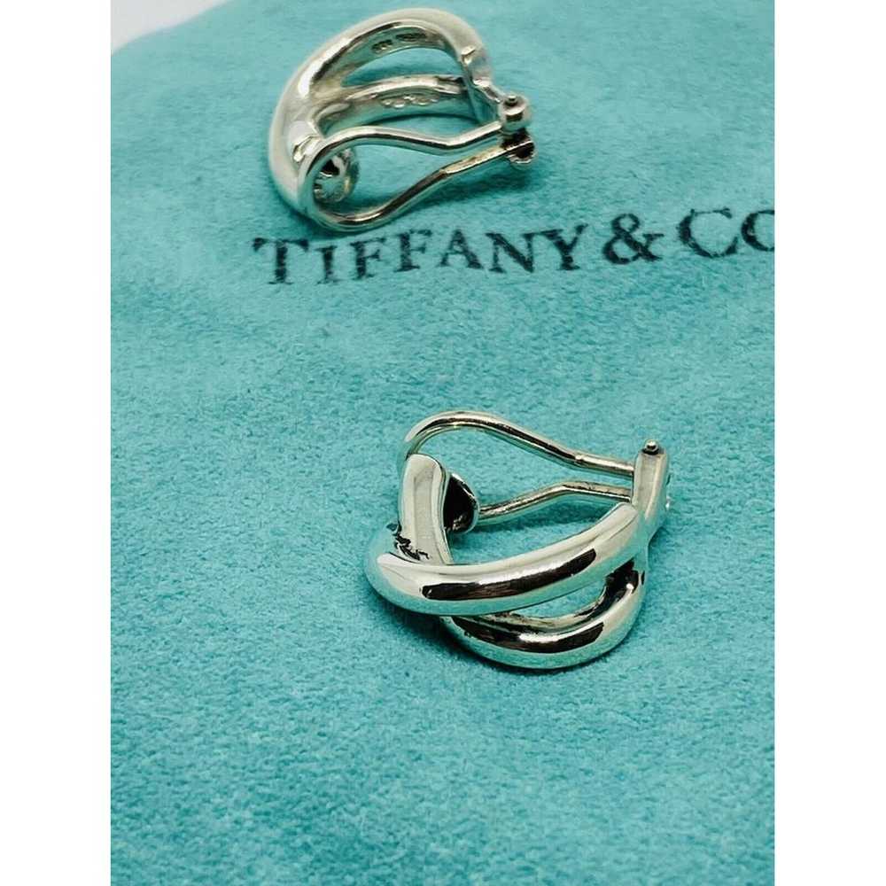 Tiffany & Co Paloma Picasso silver earrings - image 2