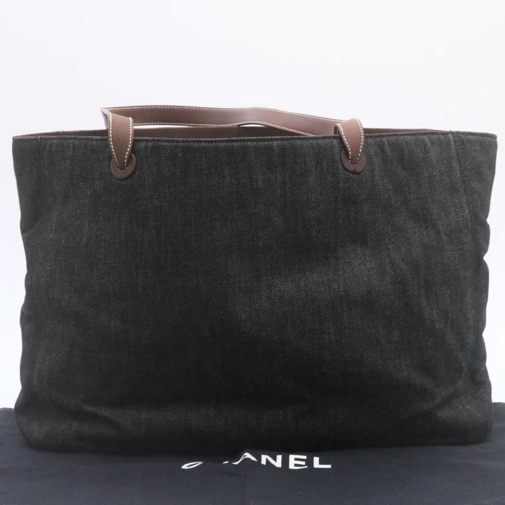 Chanel CHANEL COCO Mark Tote Bag Canvas Black CC … - image 12