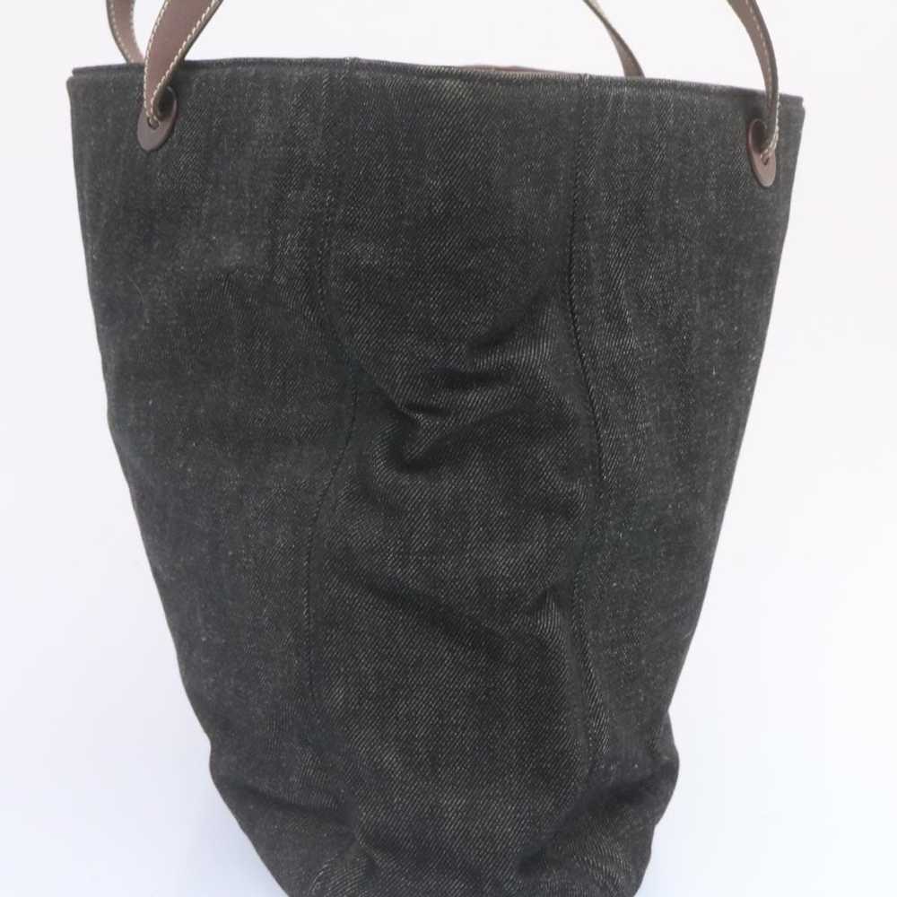 Chanel CHANEL COCO Mark Tote Bag Canvas Black CC … - image 3