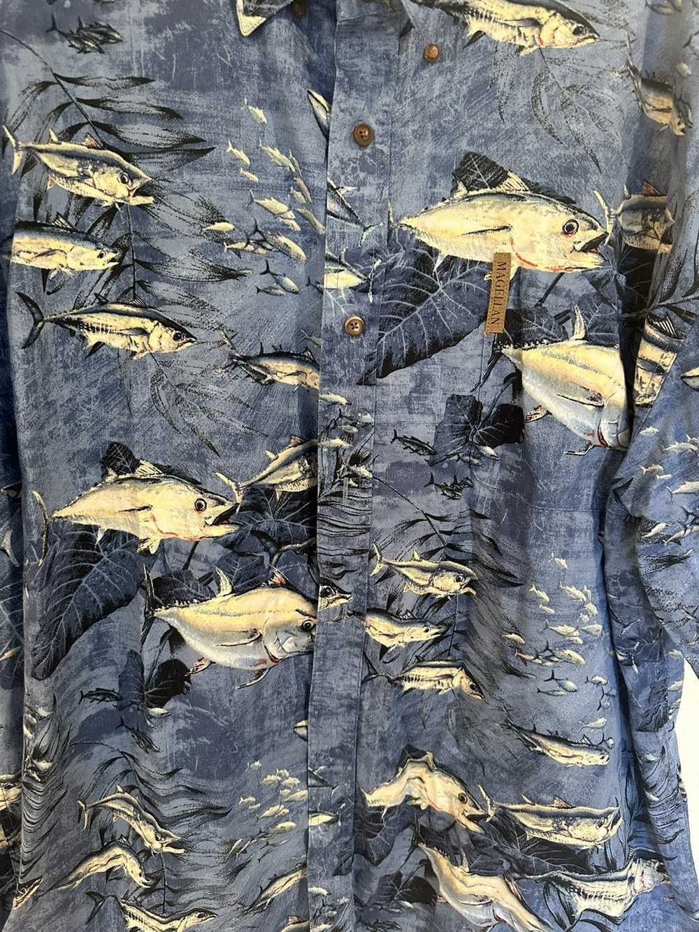 Other Magellan sportswear men’s fish print shirt.… - image 2