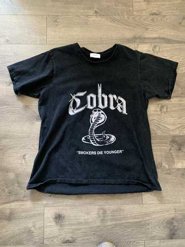 Rhude RARE Rhude Cobra Logo Smokers Die Younger Bl