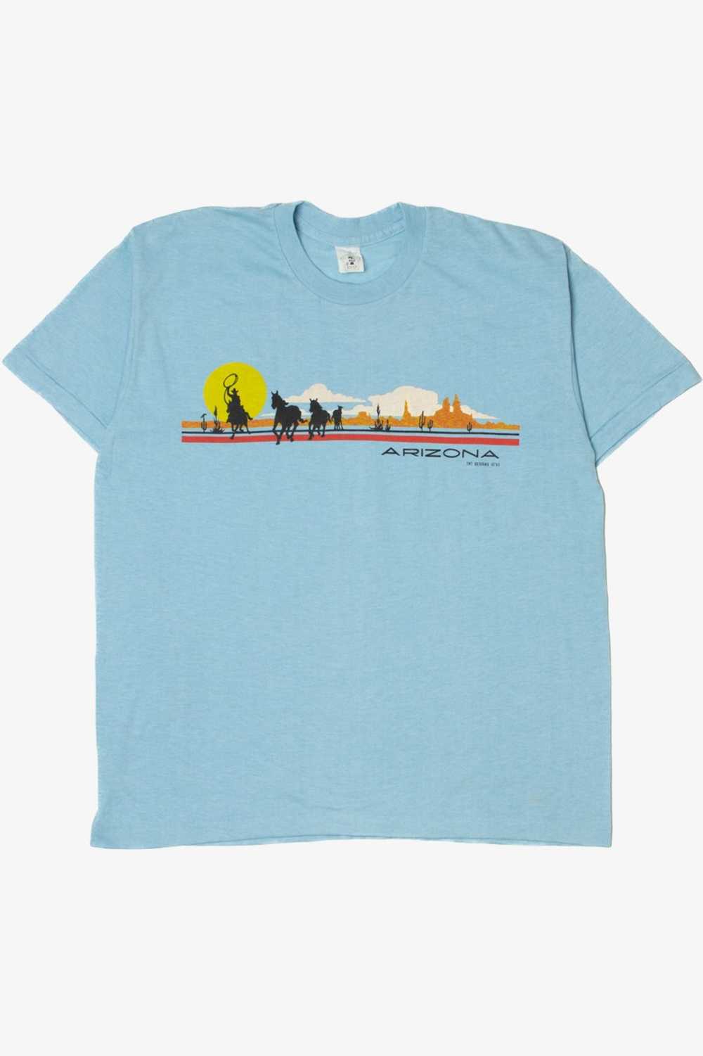 Vintage 1983 "Arizona" Scenic Sunset T-Shirt - image 1