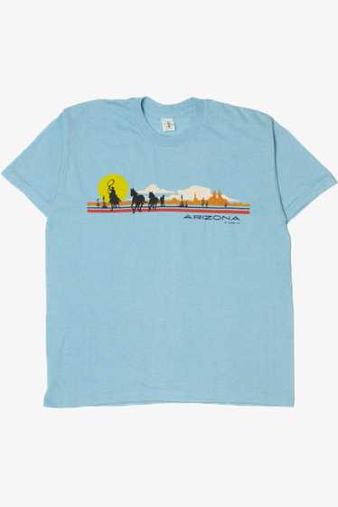 Vintage 1983 "Arizona" Scenic Sunset T-Shirt - image 1