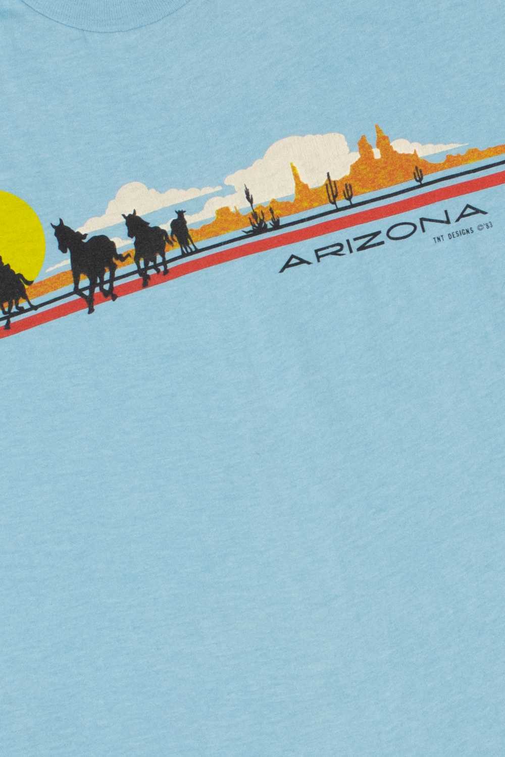 Vintage 1983 "Arizona" Scenic Sunset T-Shirt - image 2