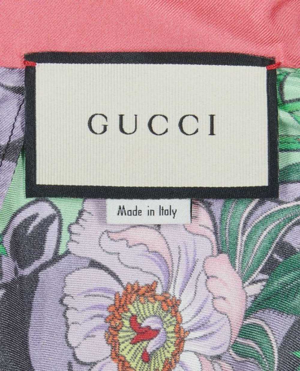Gucci Flora Tiger Printed Silk Tunic Blouse - image 4
