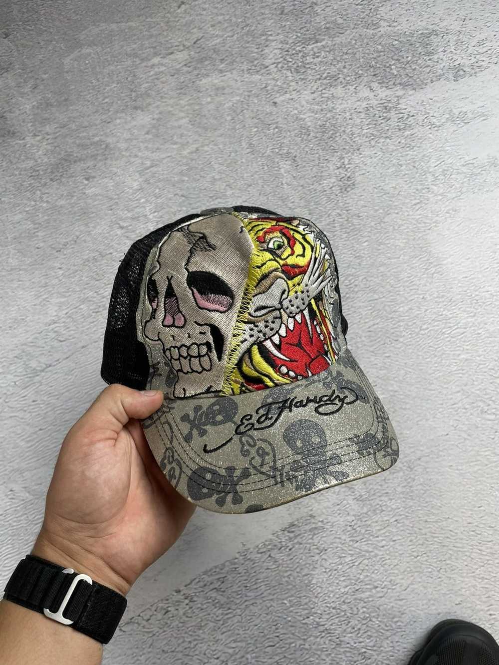 Ed Hardy × Vintage Ed Hardy Christian Skull Tiger… - image 2