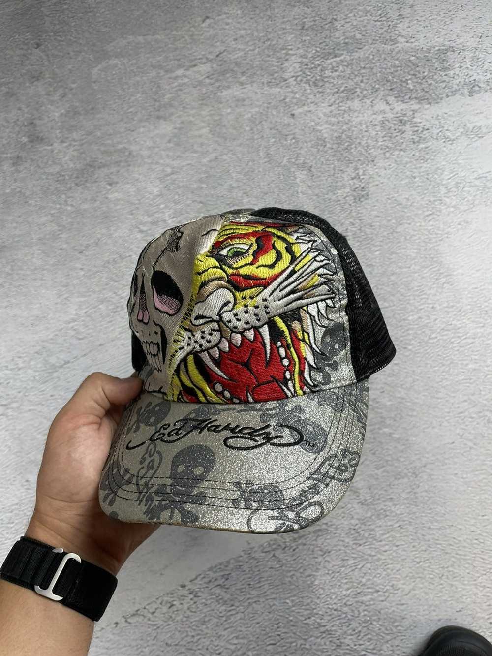 Ed Hardy × Vintage Ed Hardy Christian Skull Tiger… - image 3