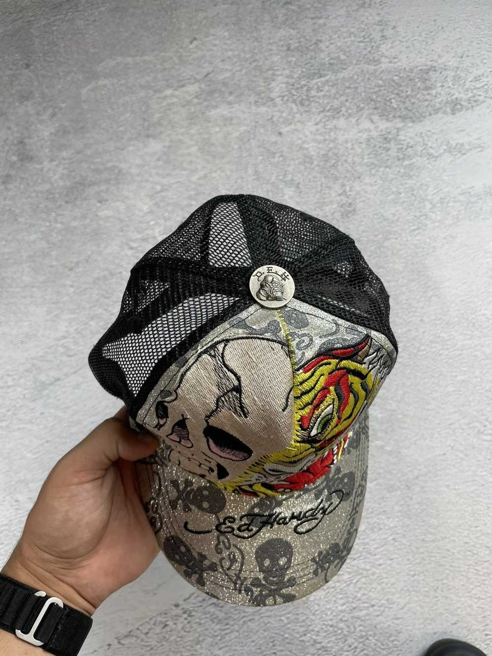 Ed Hardy × Vintage Ed Hardy Christian Skull Tiger… - image 4