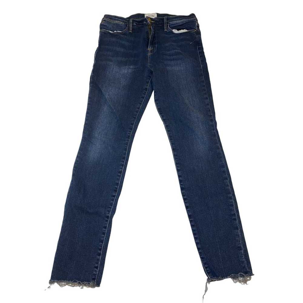 Frame Frame Le High Skinny Ankle Fray Jean Womens… - image 1