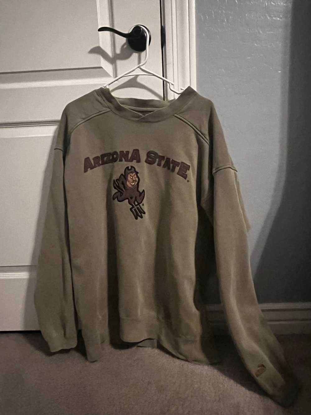 Puma Puma X ASU Olive Crewneck - image 1