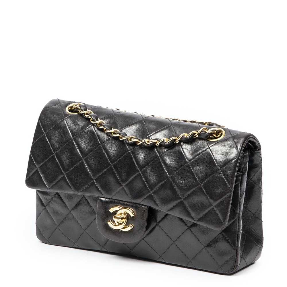 Chanel Classic Double Flap 23 23 in Black Quilted… - image 7