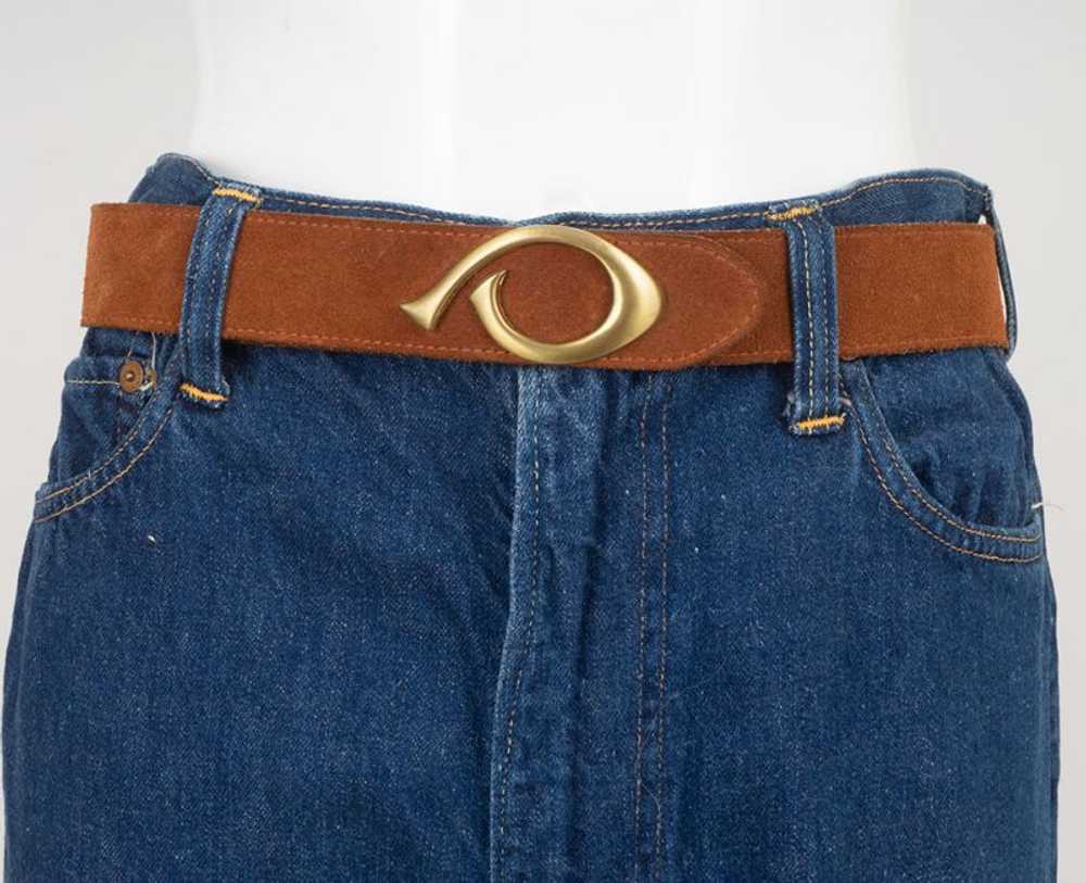 Vintage 70s Eye Buckle Belt - image 1