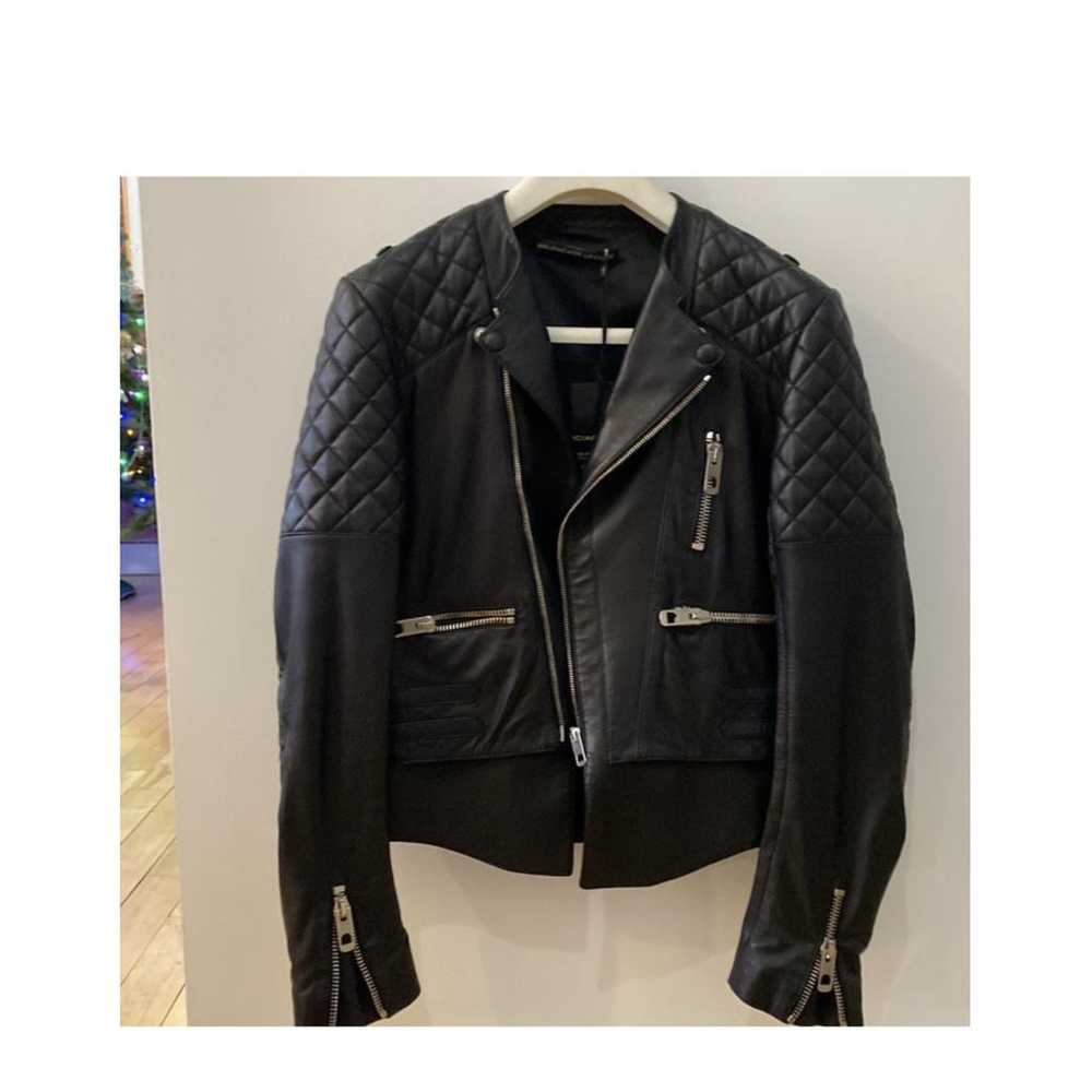 Balenciaga Leather biker jacket - image 11