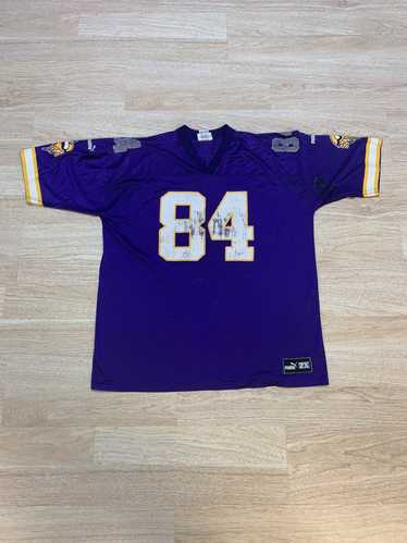 Vintage Puma Randy Moss Minnesota Vikings Jersey #84 Mens XL Purple NFL  Football