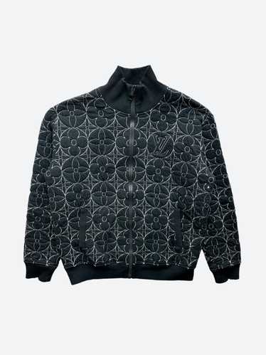 Louis Vuitton Paper Airplanes Cropped Double-Breasted Jacket BLACK. Size 44
