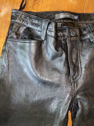 Gap Gap Leather Bootcut pants