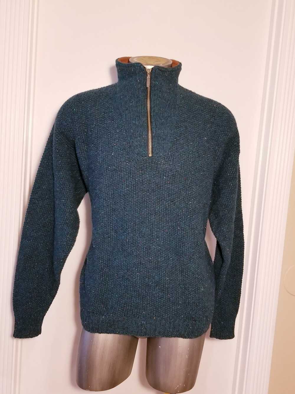 Orvis 1/4 zipper wool vintage - image 10