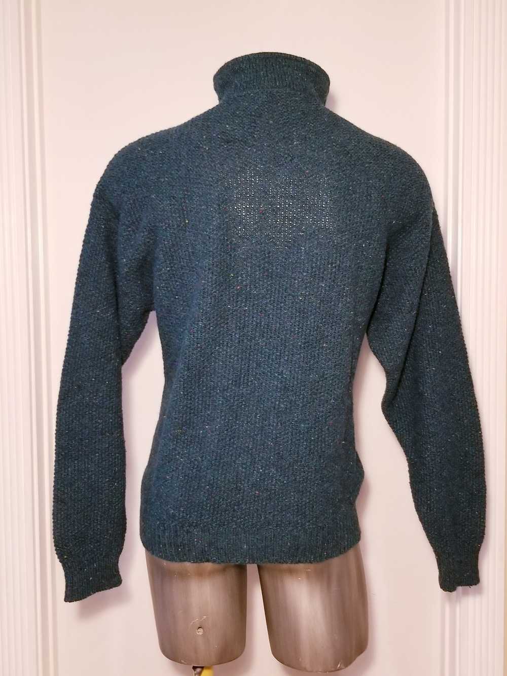 Orvis 1/4 zipper wool vintage - image 3
