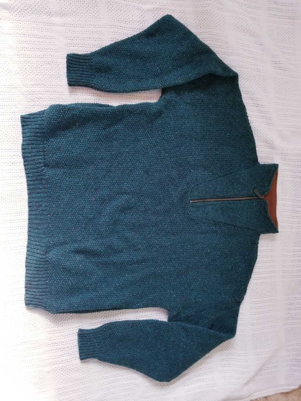 Orvis 1/4 zipper wool vintage - image 4