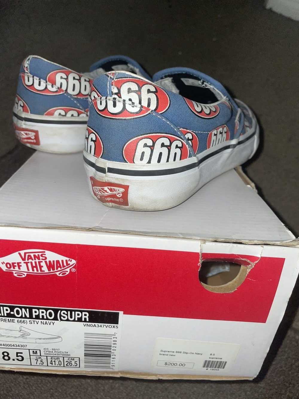 Supreme × Vans Supreme x vans 666 slip ons - image 2