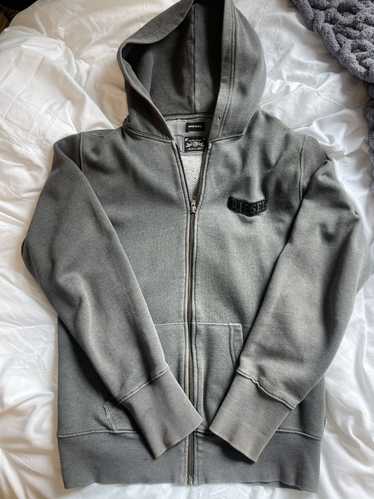 Diesel GREY VINTAGE DIESEL ZIP UP