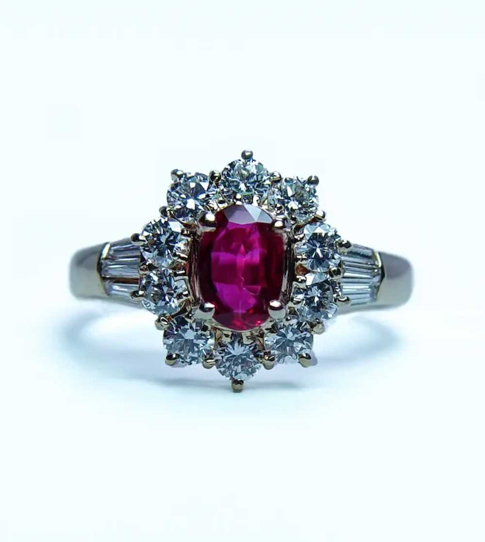 Vintage H Stern Ruby Diamond 18K Gold Ring Prince… - image 4