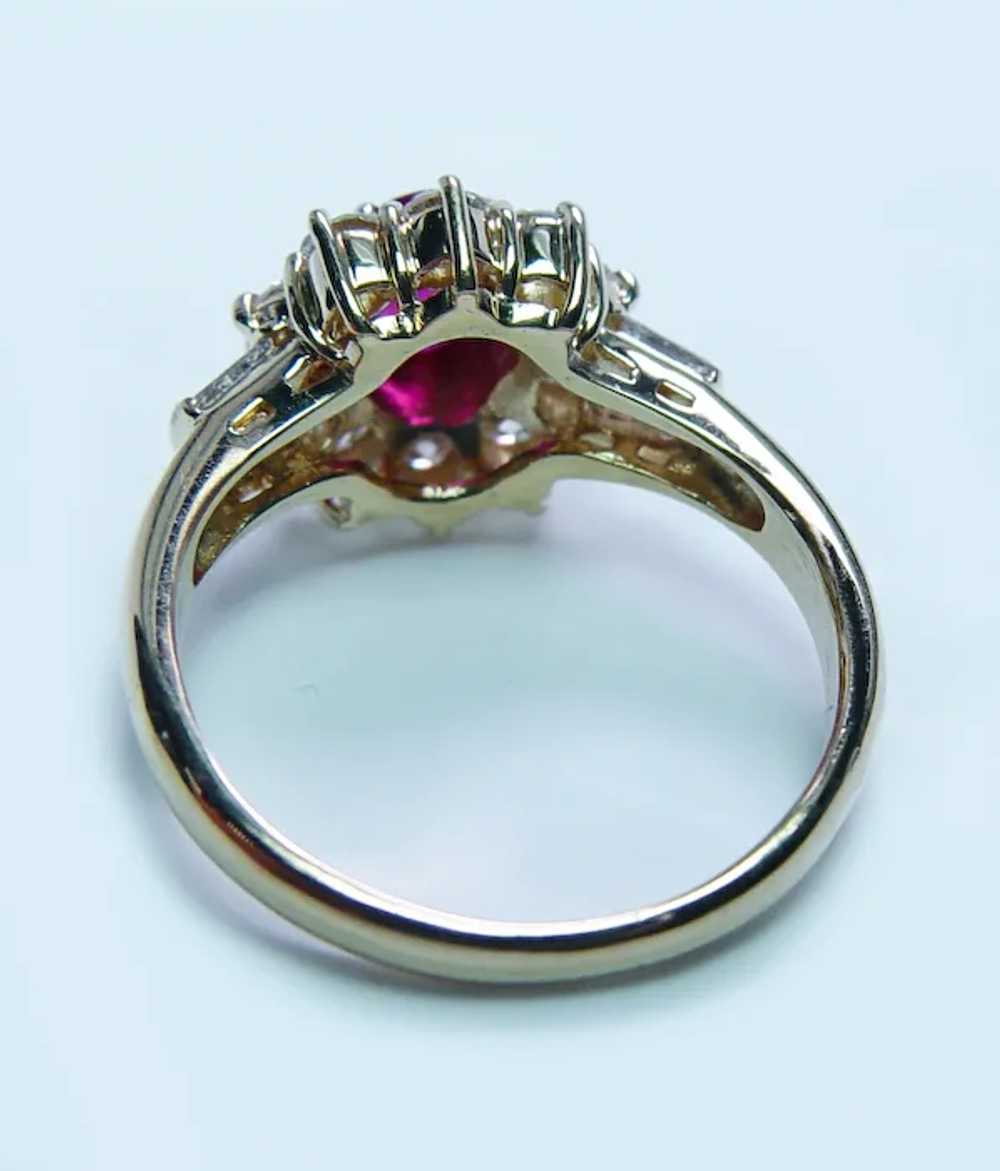 Vintage H Stern Ruby Diamond 18K Gold Ring Prince… - image 6