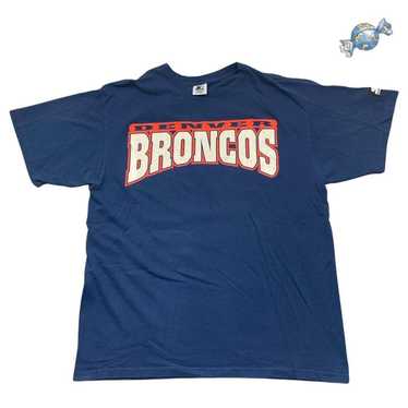 NFL Denver Broncos VTG 90s Stitched Logos Mens Sz L (Large