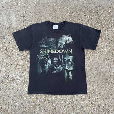 Limited Shinedown Music Shirt, Merch Vintage Revolutions Live Tour 2023  Tickets Album Planet Zero Graphic Tee 90s Y2K Gi