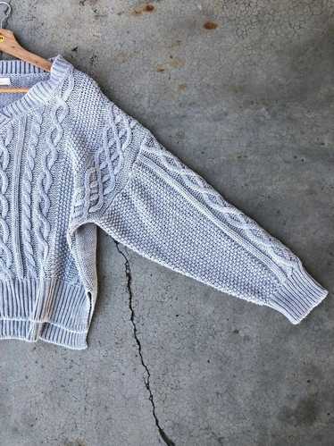 Coloured Cable Knit Sweater × Vintage × Visitor O… - image 1