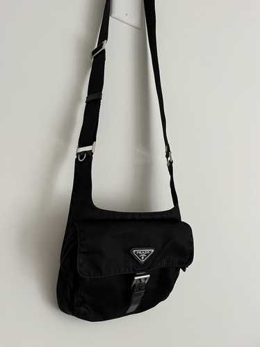 Prada Tessuto Nylon Sport Black Messenger Crossbody Bag – Queen