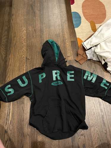 Supreme Supreme black and green hoodie