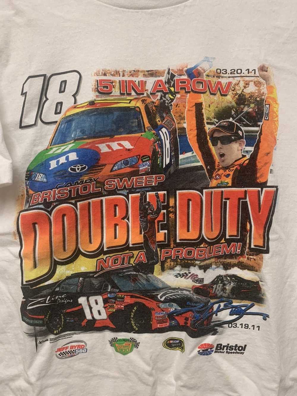 NASCAR × Racing × Streetwear Kyle Busch #18 Brist… - image 2