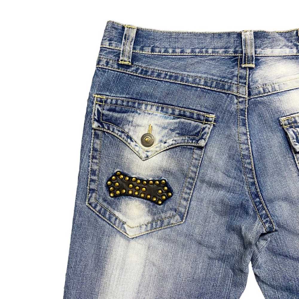 Japanese Brand × PPFM PPFM Denim Flare Jeans Stud… - image 10