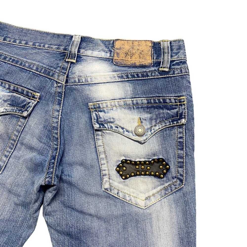 Japanese Brand × PPFM PPFM Denim Flare Jeans Stud… - image 11